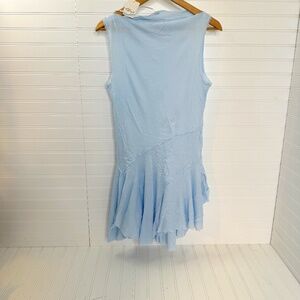 NWOT Free People Light Blue Tunic Top